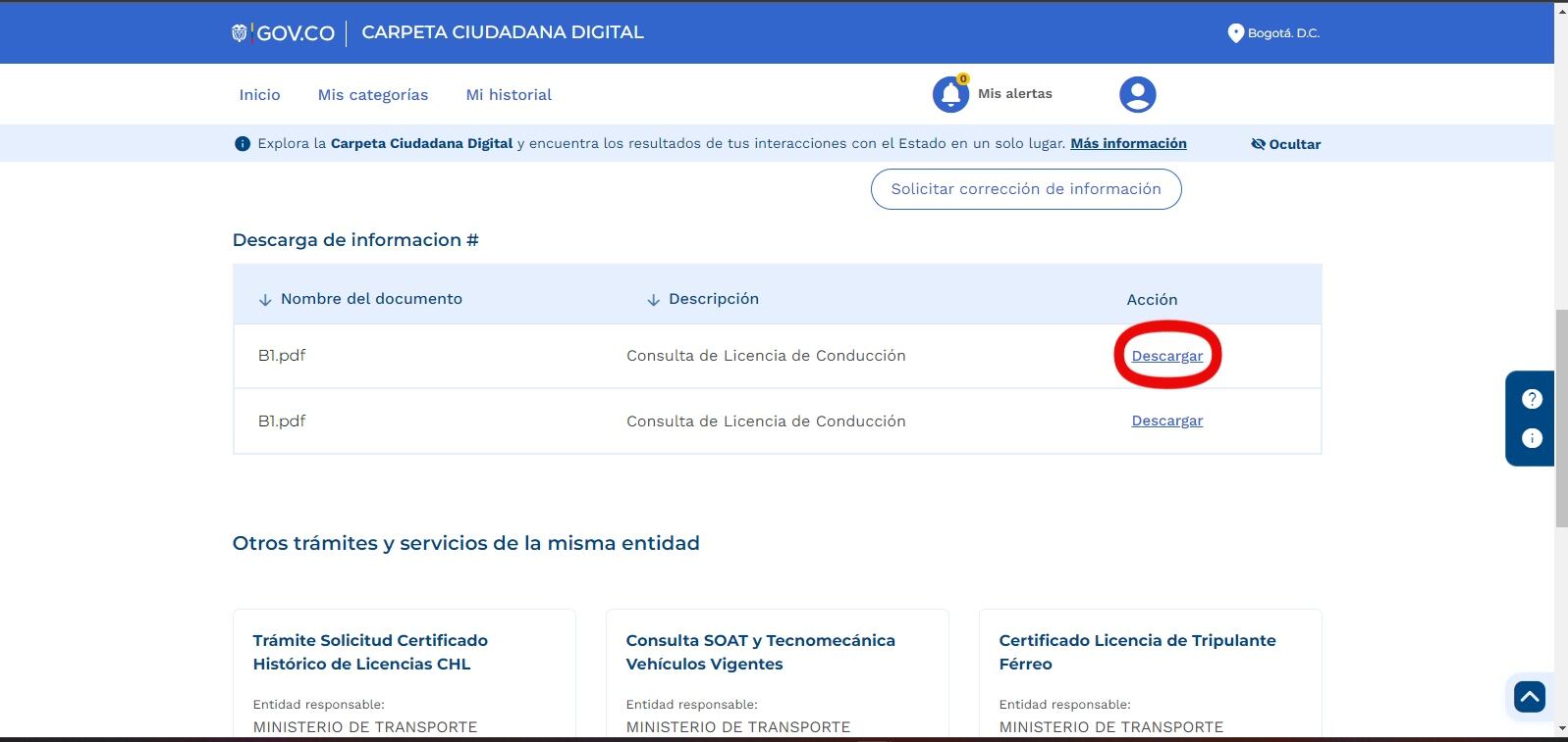 Carpeta ciudadana digital