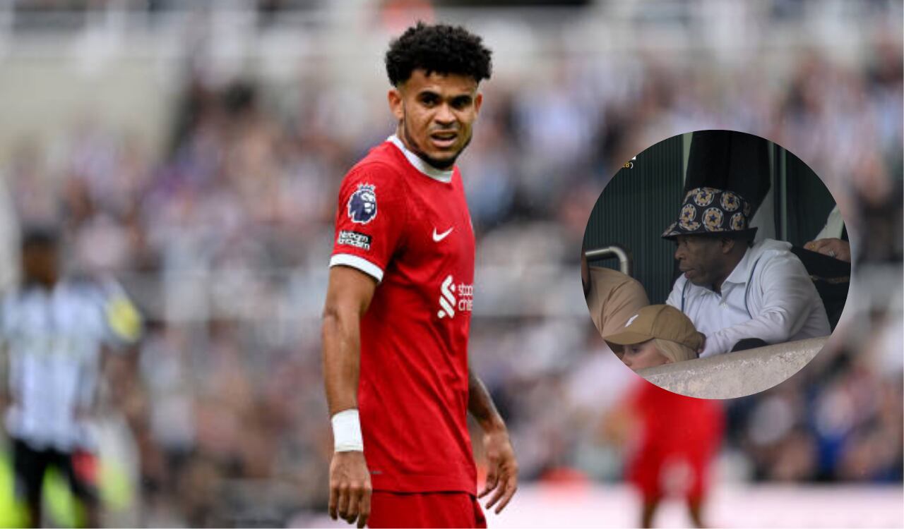 Luis Díaz fue acompañado por el 'Tino' Asprilla en su juego por Premier League