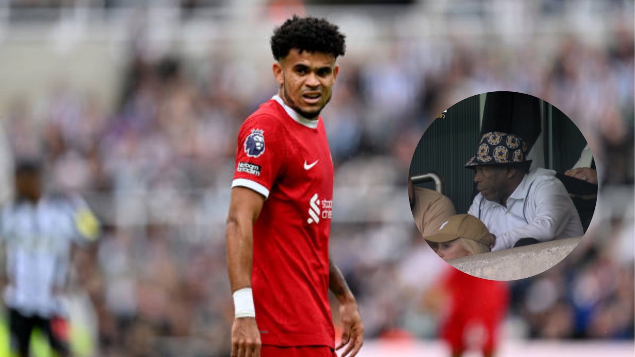 Luis Díaz fue acompañado por el 'Tino' Asprilla en su juego por Premier League