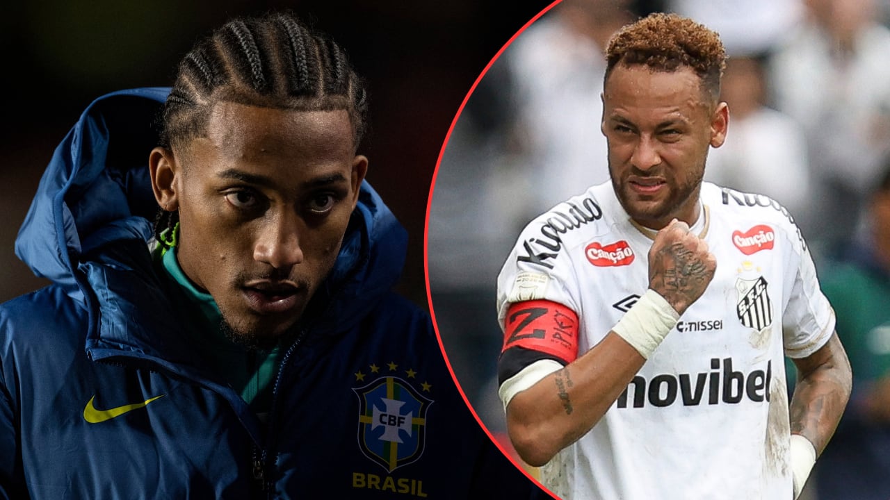 João Pedro y Neymar Jr. Entre el del Chelsea y el de Santos, el DT eligió al astro de Brasil.