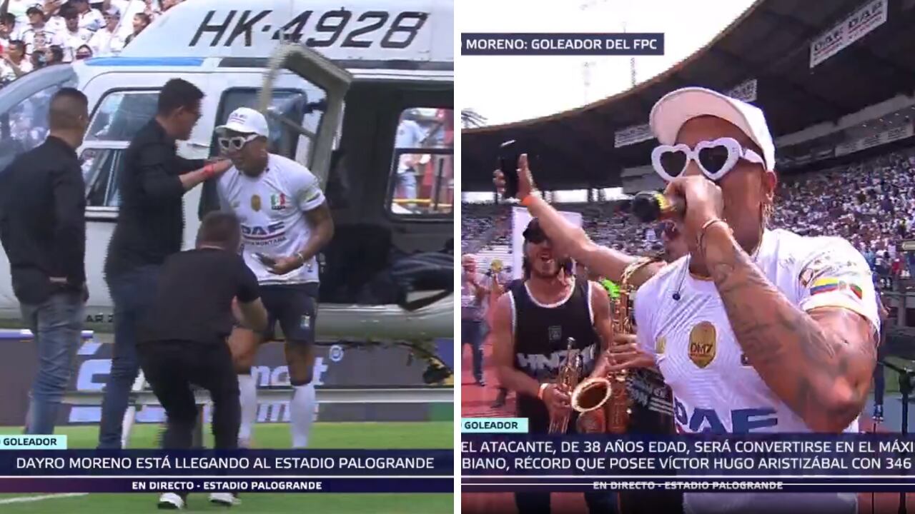 Homenaje a Dayro Moreno en el Once Caldas por sus 225 goles en el FPC