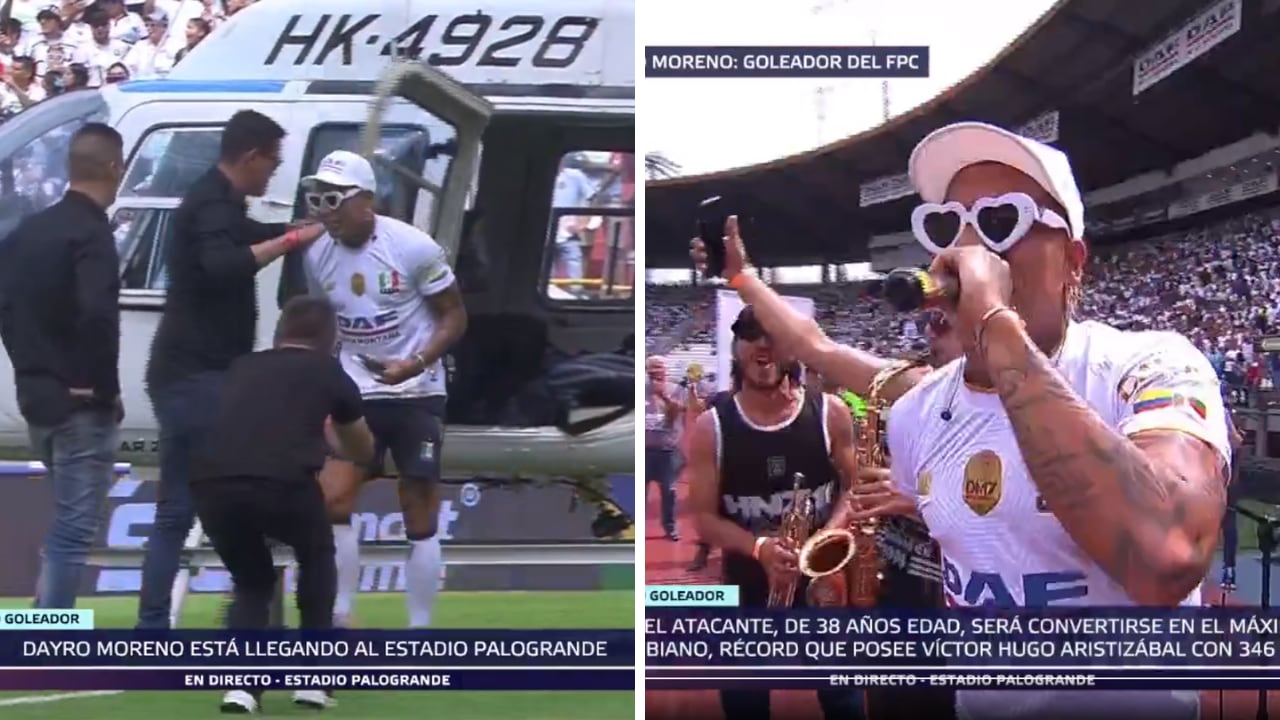 Homenaje a Dayro Moreno en el Once Caldas por sus 225 goles en el FPC