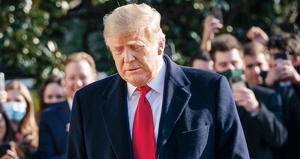 Trump no estará presente en la posesión de su sucesor, Joe Biden.