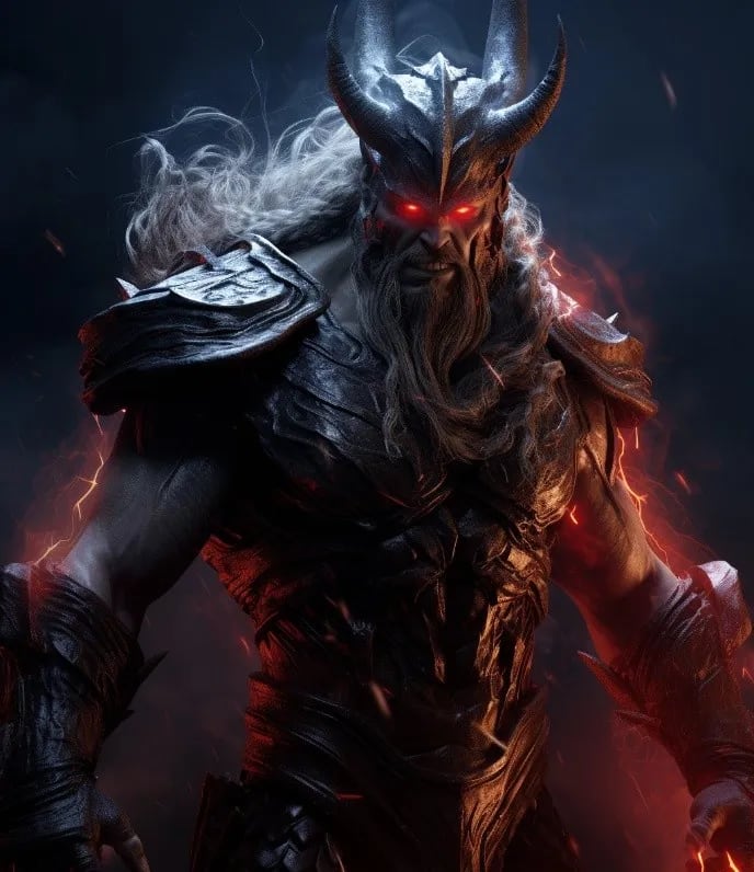 La IA de Midjourney creó una imagen sobre la versión más monstruosa de Ares.