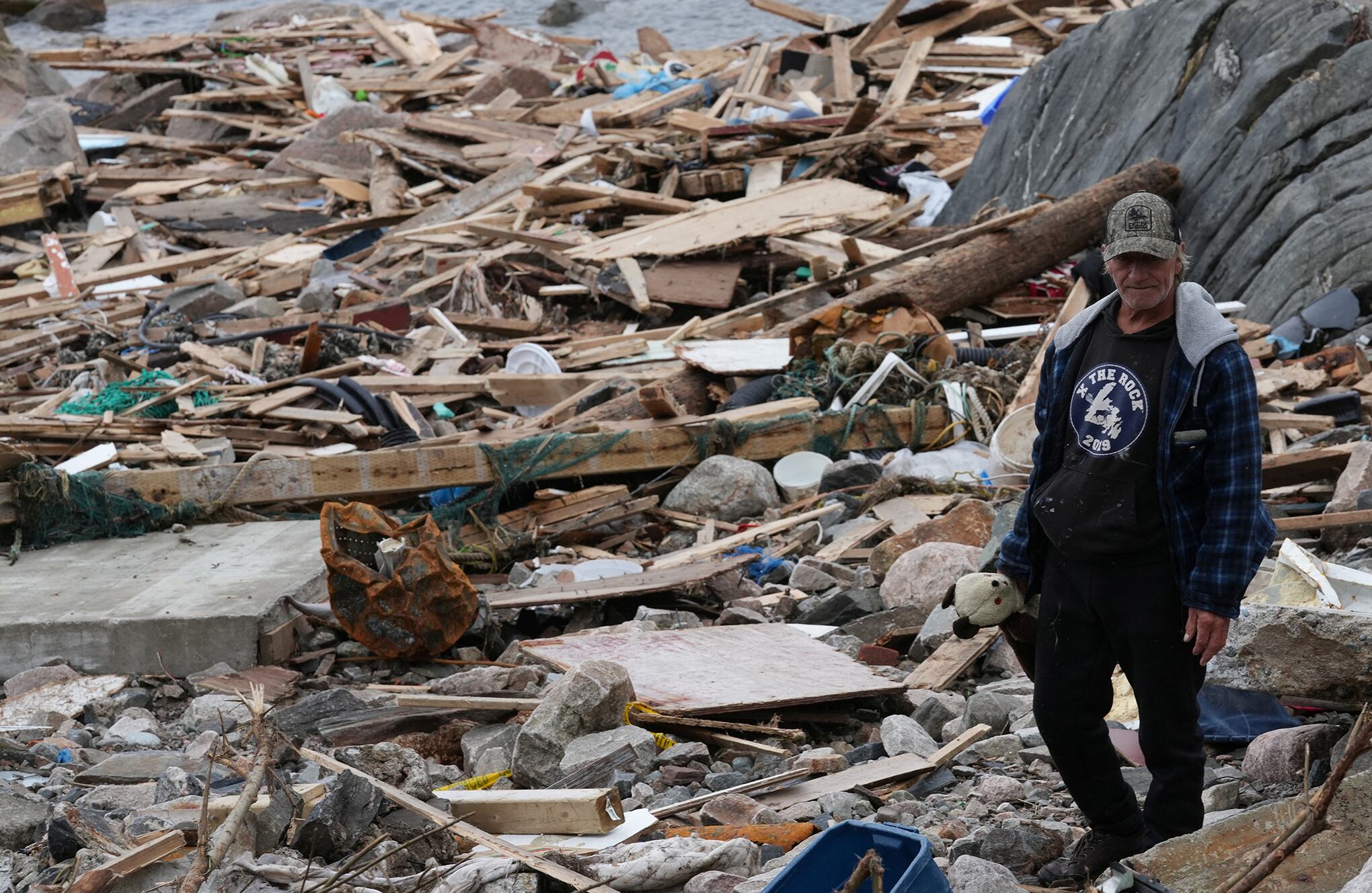 En imágenes : Las secuelas del huracán Fiona en Terranova