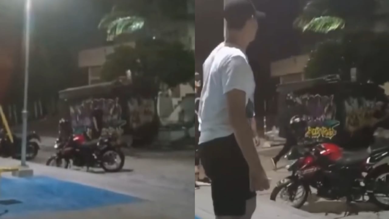 Ataque a piedras a establecimiento comercial de Barranquilla.