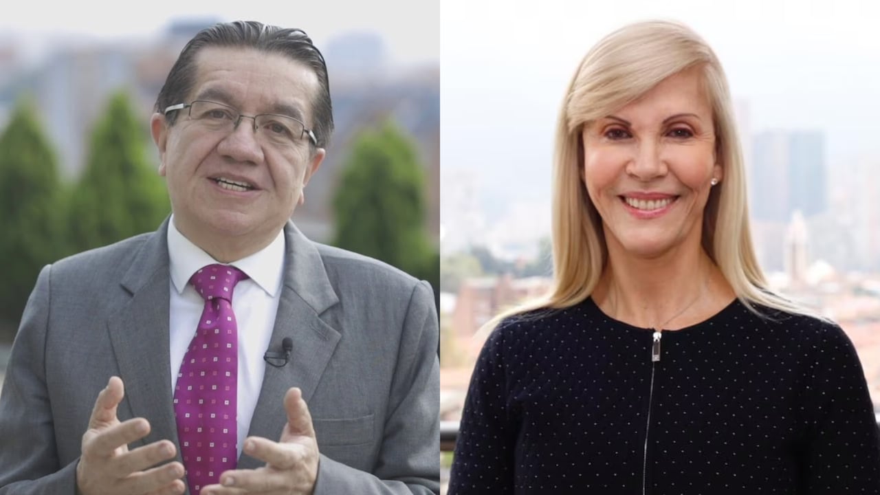 El exministro de Salud, Fernando Ruiz y la directora del Partido de la U, Dilian Francisca Toro.