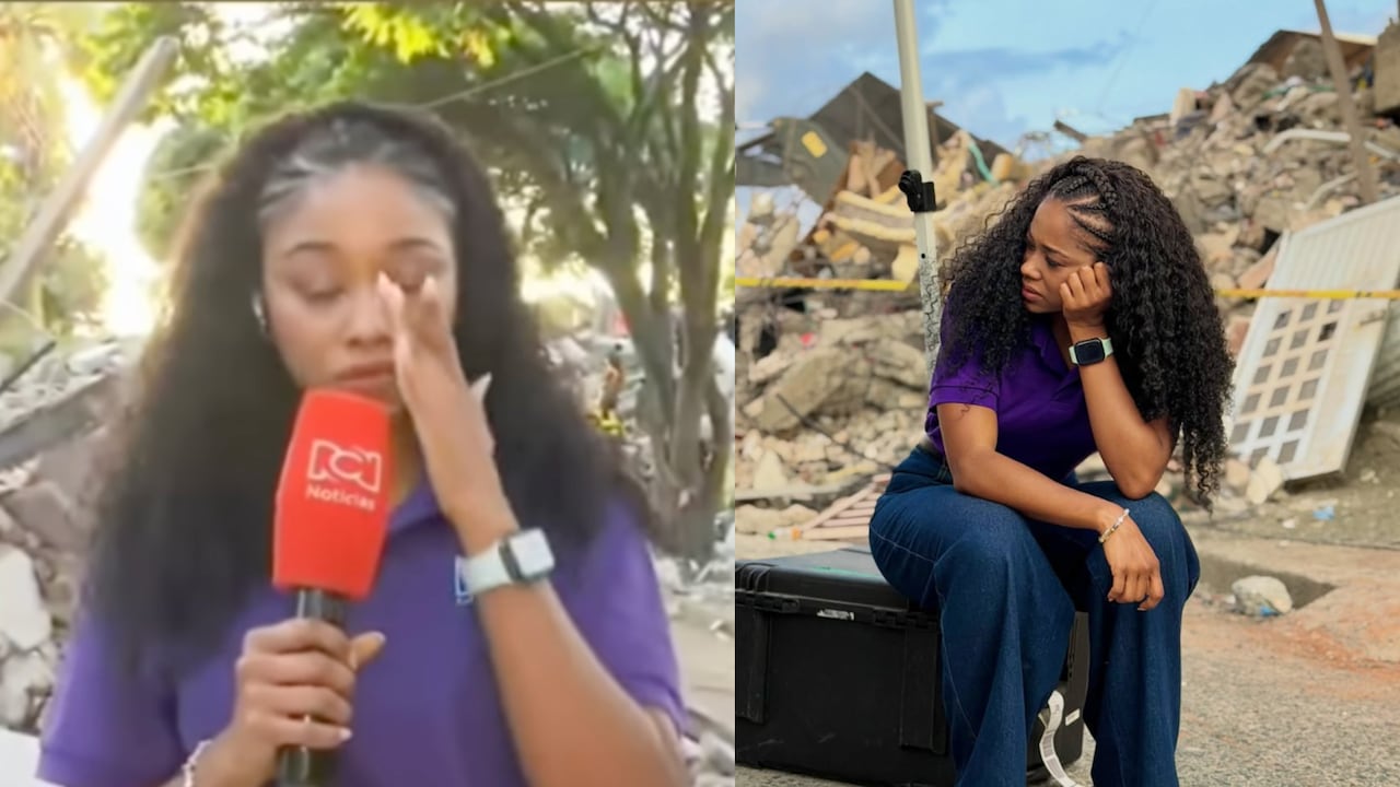 Rossy Lemos, presentadora de Quibdó, rompió en llanto al hablar del Chocó en vivo.