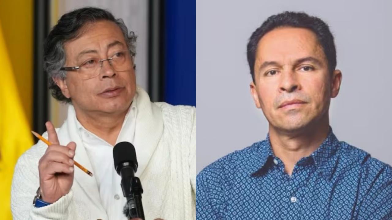 Gustavo Petro y René Guarín Cortés.