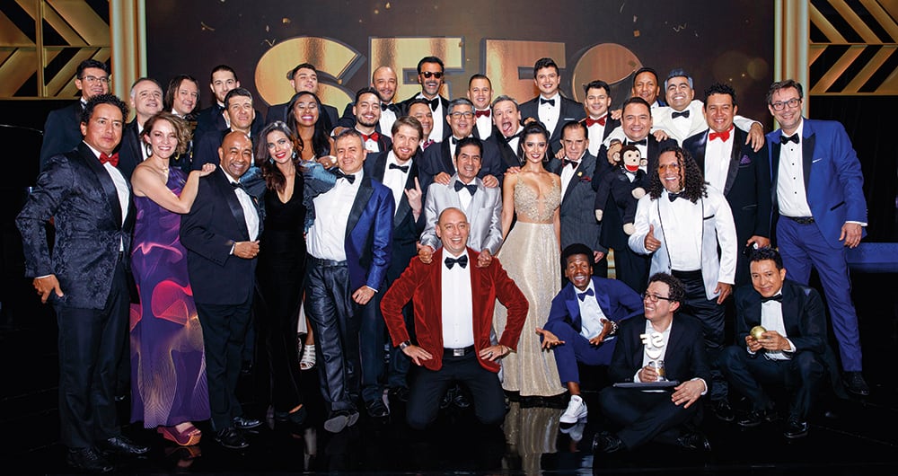 Sábados felices es el segundo programa más antiguo de la televisión colombiana. Sus bodas de oro fueron celebradas por lo alto. 