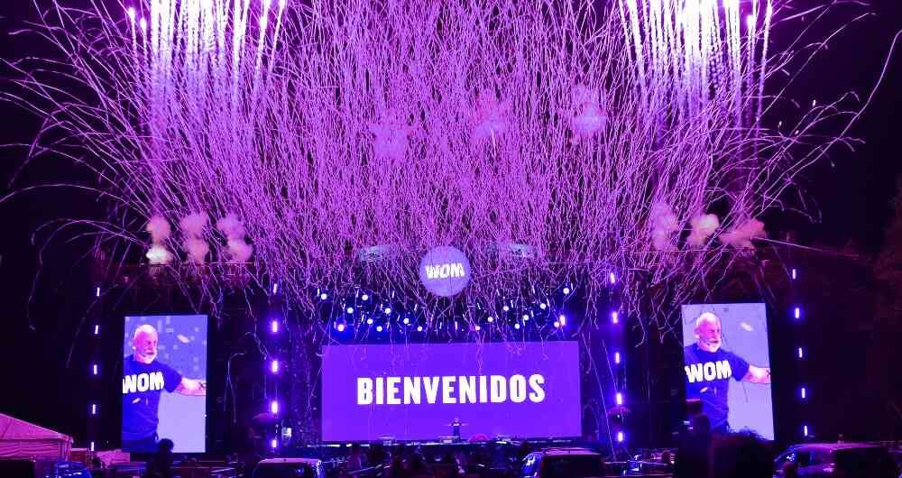 Lanzamiento de Wom en Colombia.