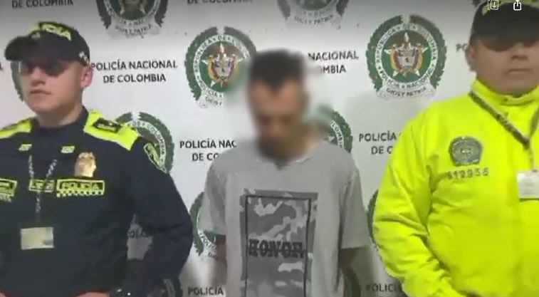 El capturado fue dejado a disposición de las autoridades competentes.