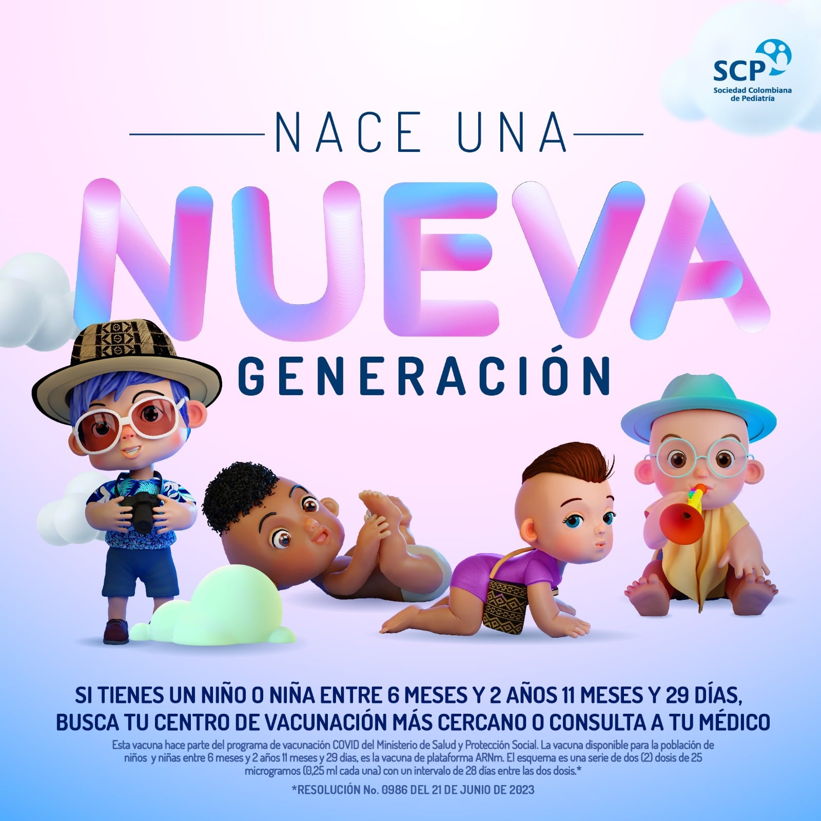 Pediatras en Colombia promueven las vacunas para niños contra el covid-19.