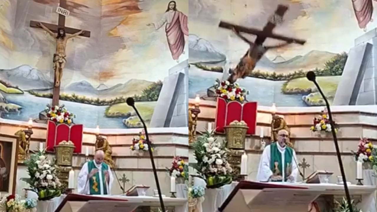 Este es el momento exacto en el que ocurre el accidente.