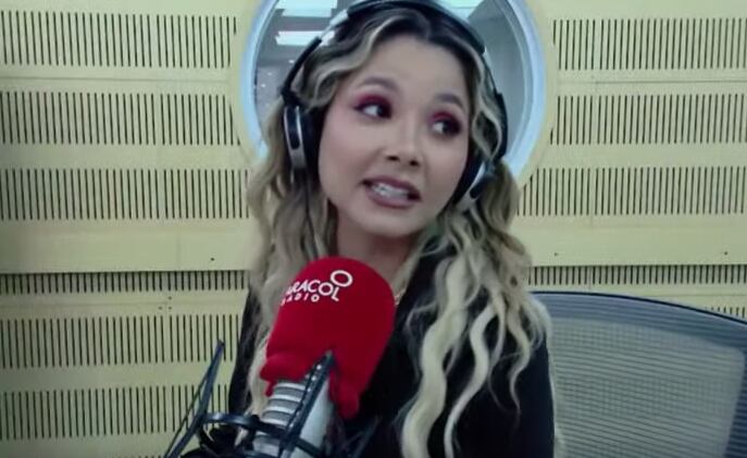 Melissa Martínez, periodista colombiana, en el programa del Vbar, de Caracol Radio, este 27 de noviembre de 2023