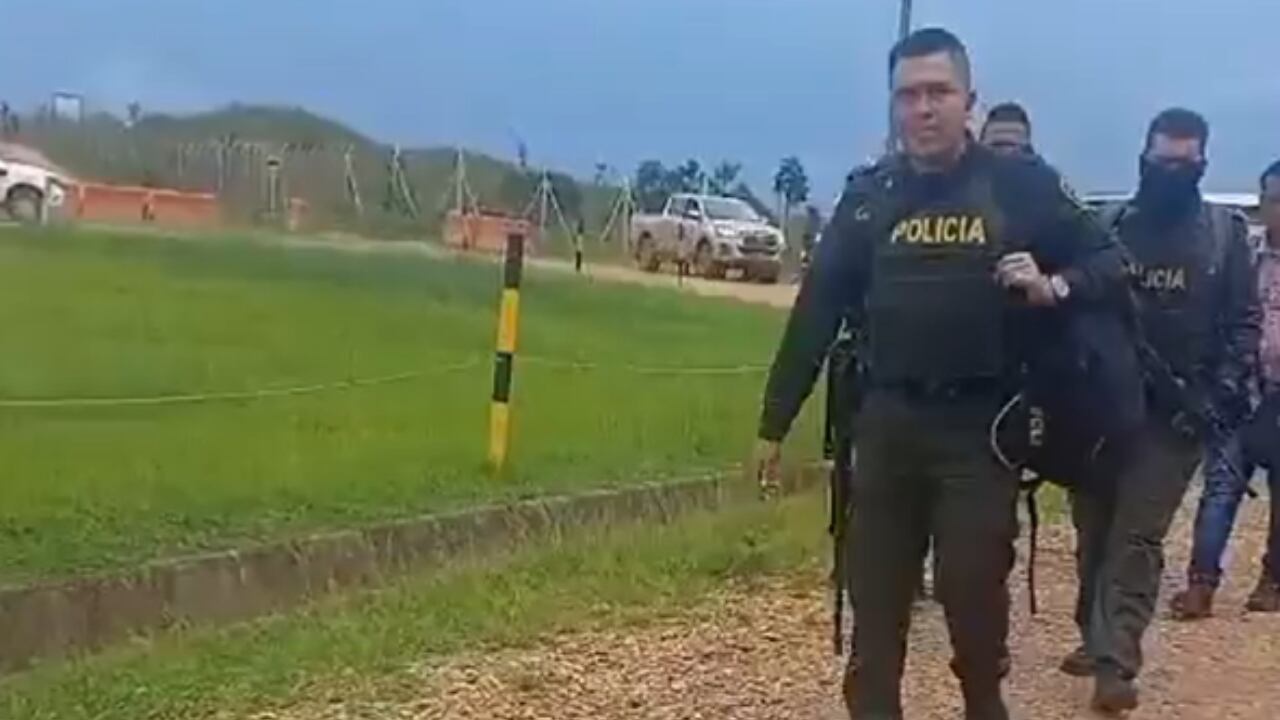 La Fuerza Pública ya se encuentra en la zona.