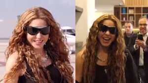 Shakira llegó a México y causó alboroto.