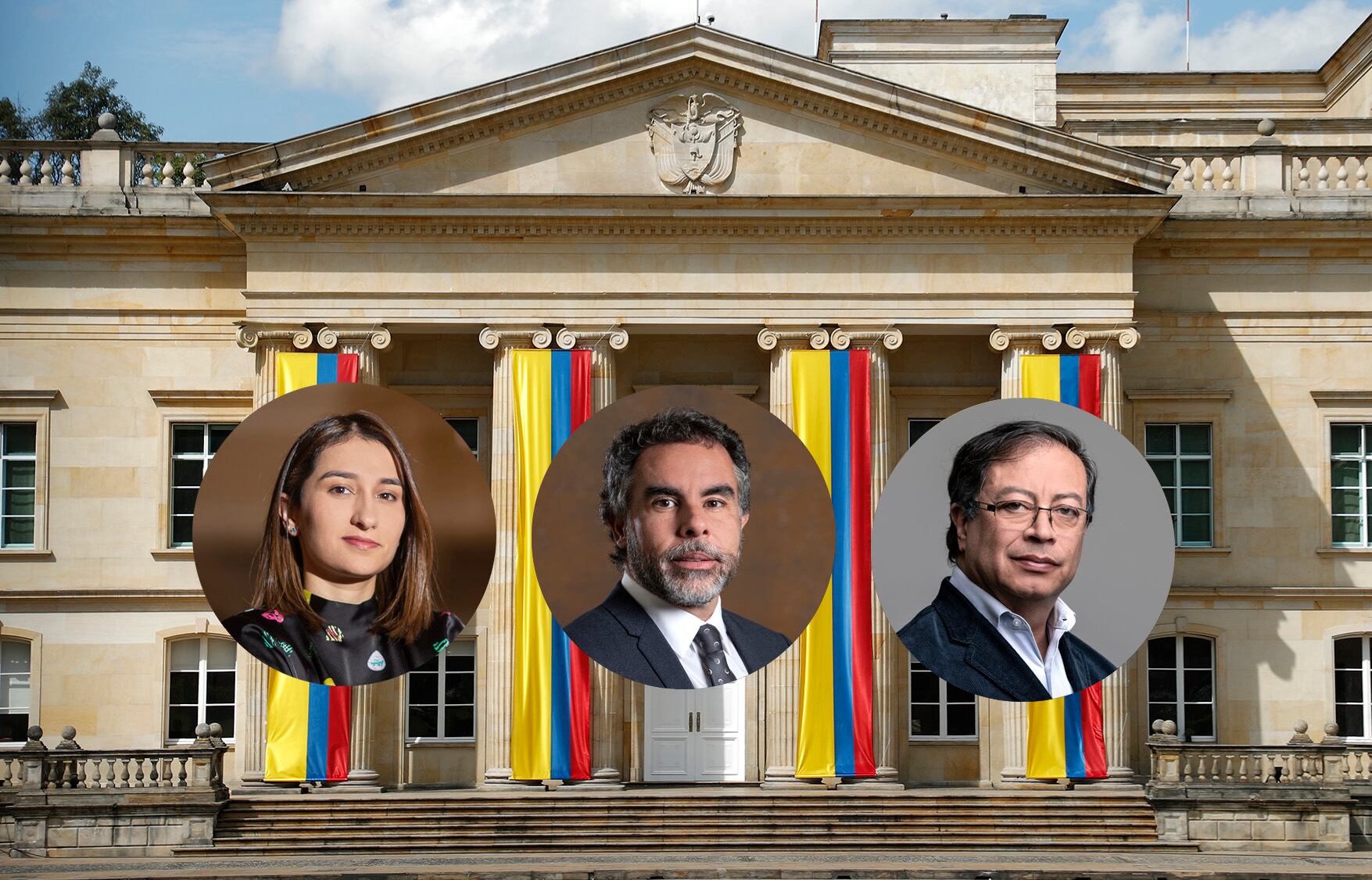 Presidente Petro, Armando Benedetti y Laura Sarabia