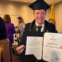 Mario Hernández recibió 'Honoris Causa' en administración de empresas en Taller Cinco.