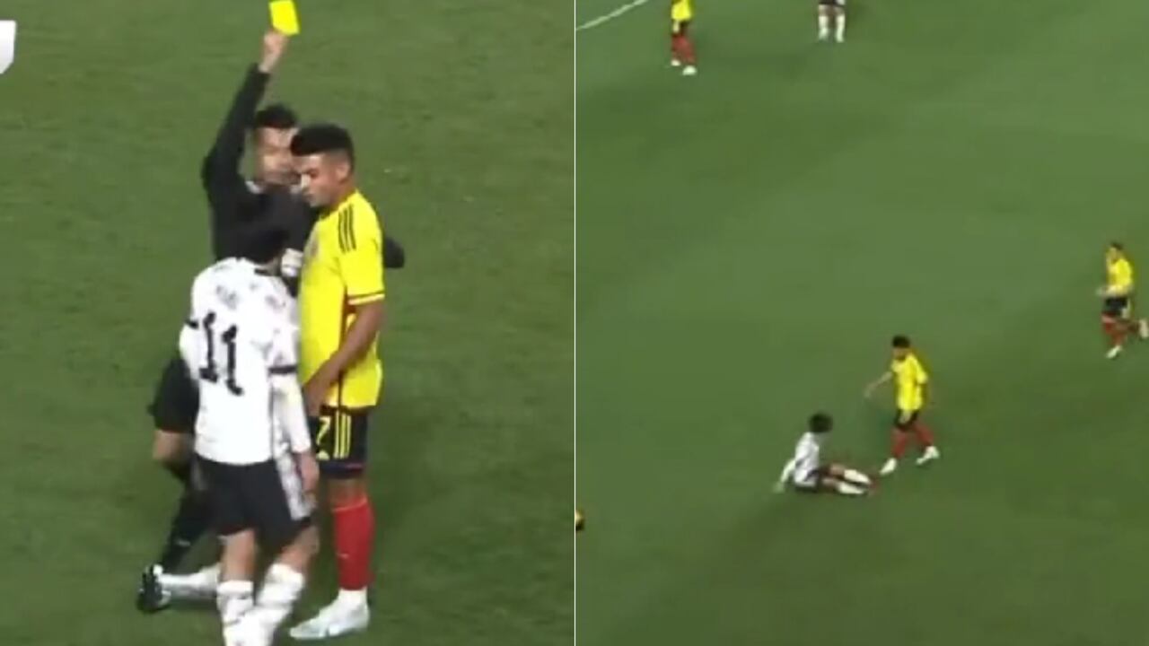 Diego Valoyes tuvo fuerte encontrón con jugador de Japón.