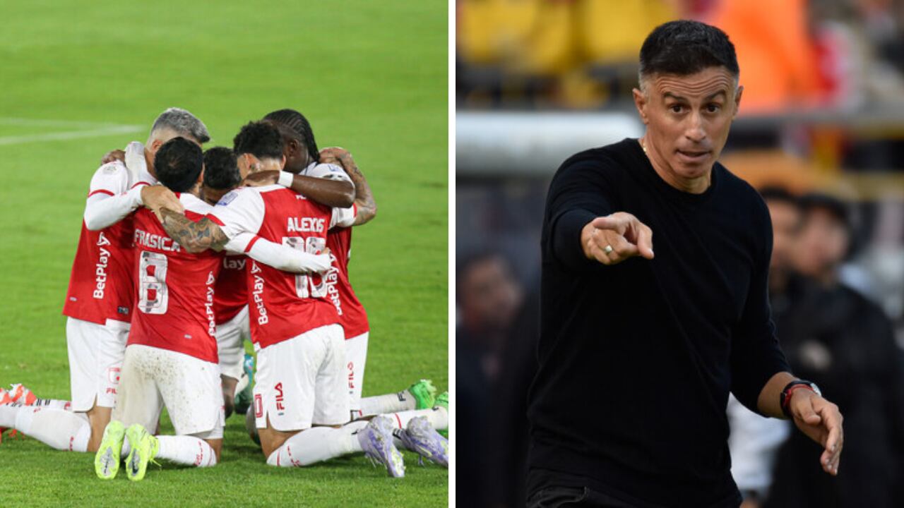 Pablo Peirano, entrenador de Santa Fe, no ha encontrado el rumbo de la victoria este semestre. Por tanto, hablan de su posible reemplazo si no le gana a Iquique en Libertadores.