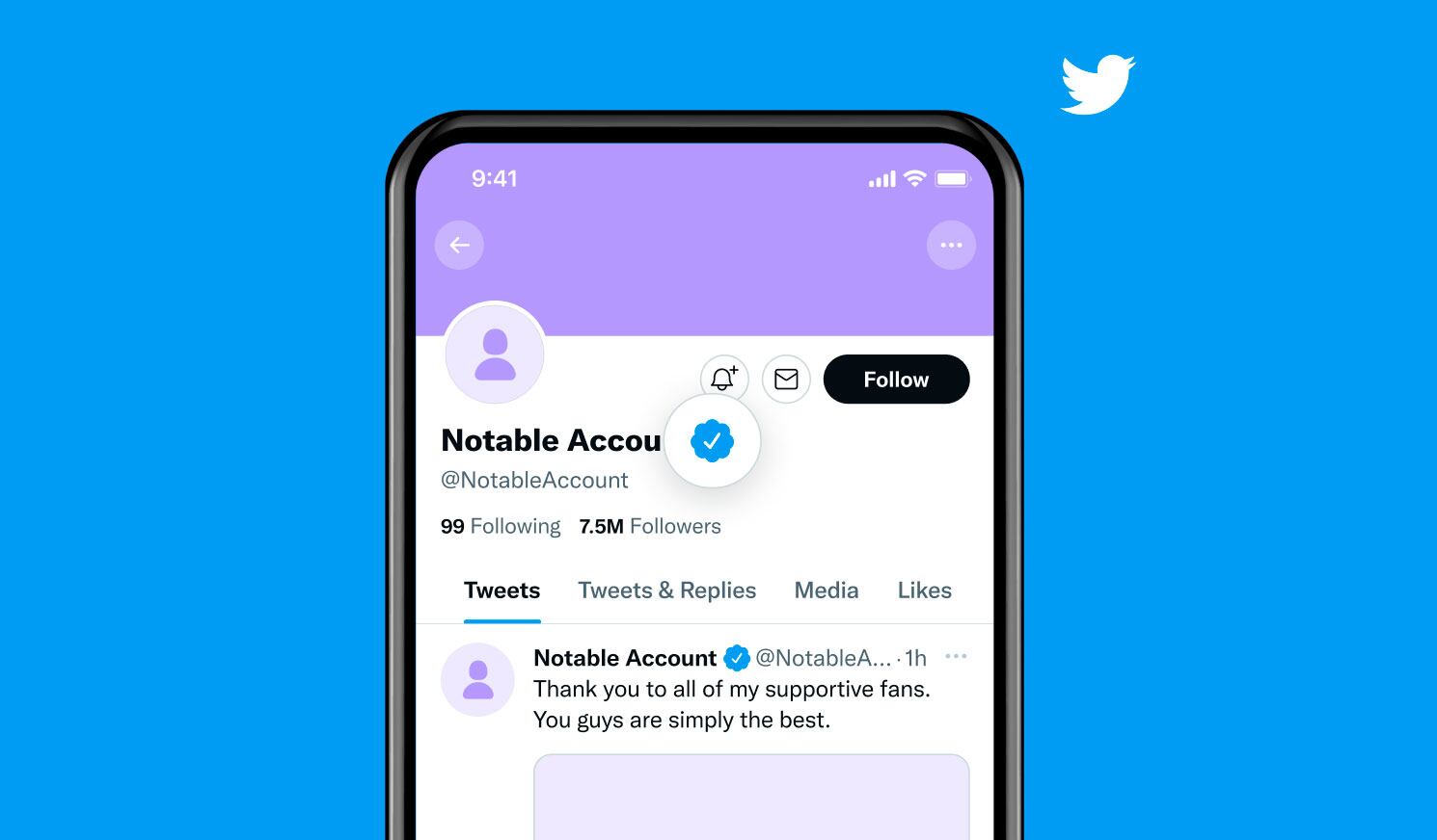 Twitter implementó cambios en la verificación de perfiles.