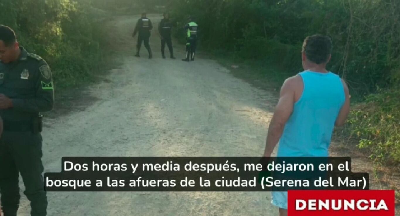 De acuerdo con la víctima, el secuestro duró cerca de dos horas y media.