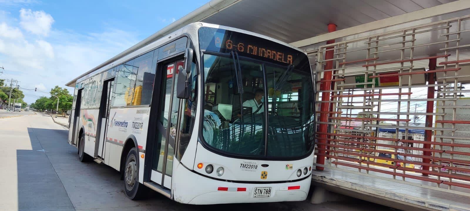 Transmetro es el sistema de transporte articulado de Barranquilla.