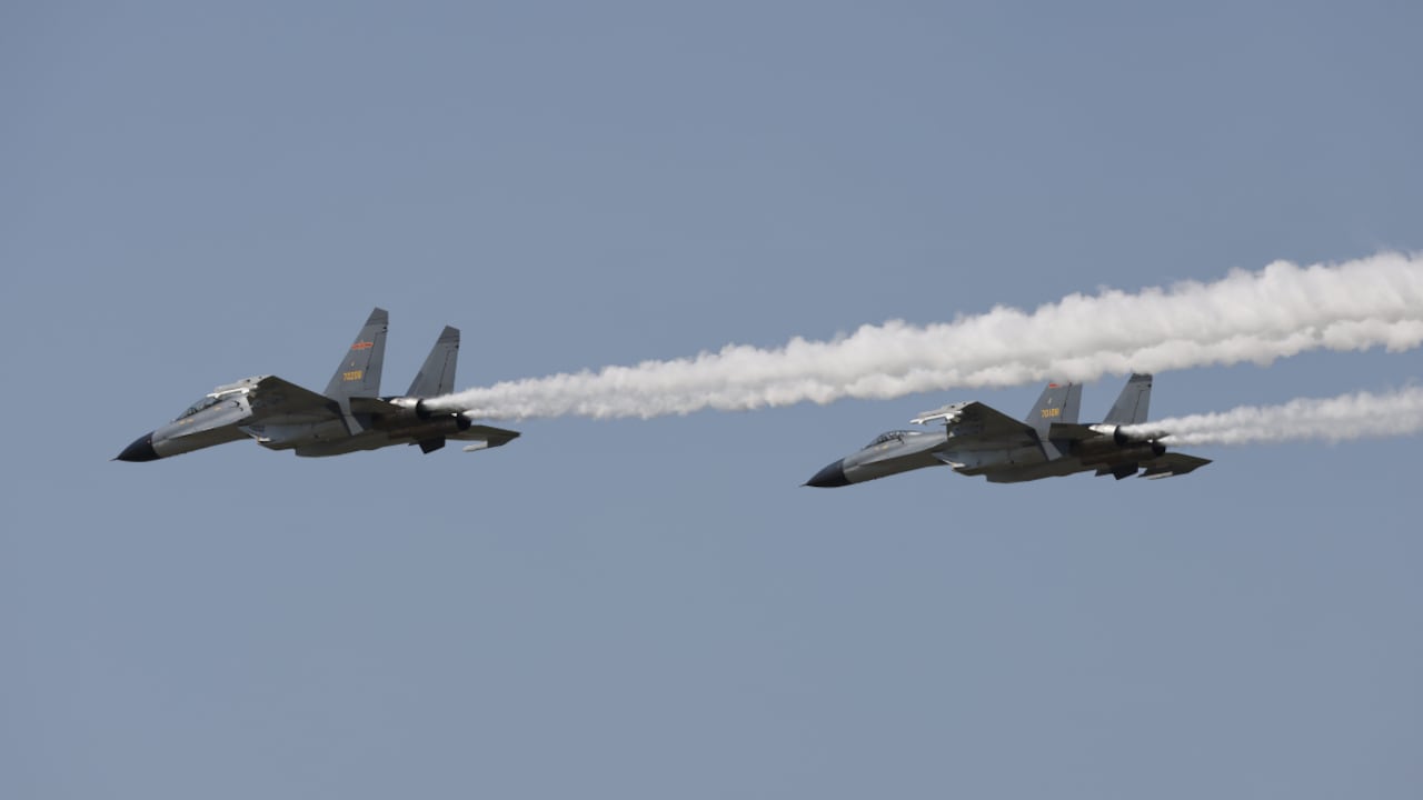 Aviones chinos fueron reportados en Taiwán