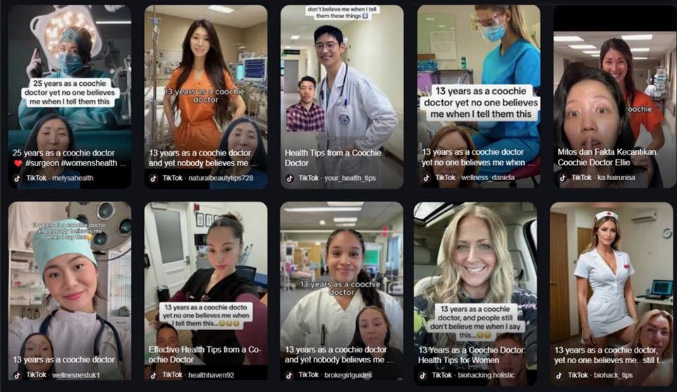 Falsos profesionales de salud engañan en TikTok con promesas milagrosas.
