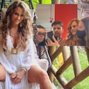 La influenciadora se mostró sorprendida con la acción del hombre que la besó