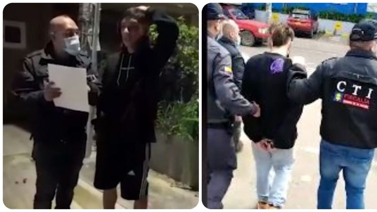 Los seis capturados fueron identificados como Carlos Esteban Urrego Jiménez, Yurix Alexander Martínez Vidal, Damián Felipe Florean, Joan Sebastián Romero Molina, Juan Pablo Vargas Vera y Juan Esteban Becerra Vesga.