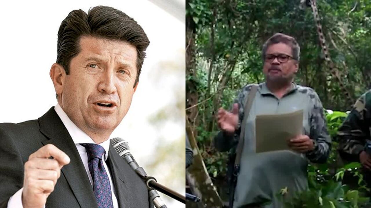 Diego Molano e Iván Márquez