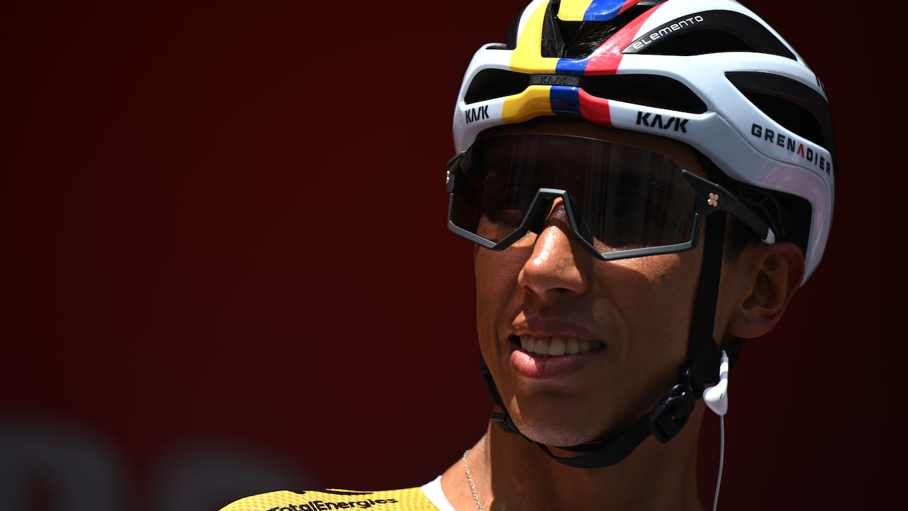 BILBAO, SPAIN - SEPTEMBER 03: Egan Bernal of Colombia and Team INEOS Grenadiers prior to the La Vuelta - 80th Tour of Spain 2025, Stage 11 a 157.4km stage from Bilbao to Bilbao / #UCIWT / on September 03, 2025 in Bilbao, Spain. (Photo by Dario Belingheri/Getty Images)