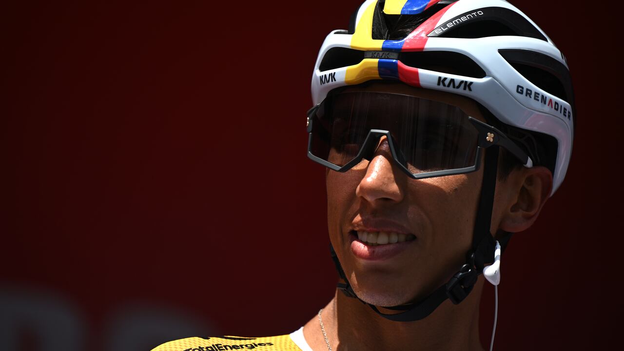 Egan Bernal, mejor colombiano de la clasificación general en la Vuelta a España 2025.