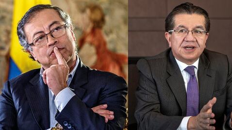 El presidente Gustavo Petro y el exministro de Salud, Fernando Ruiz, han protagonizado un fuerte agarrón por la reforma a la salud.