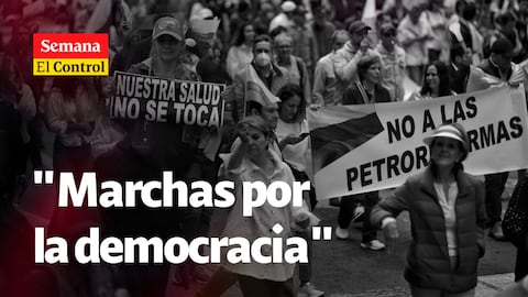 "Salvar la democracia": El Control a las marchas del 21 de abril en Colombia.