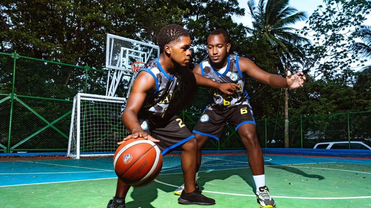 Cancha de baloncesto en el sector de Claymount.