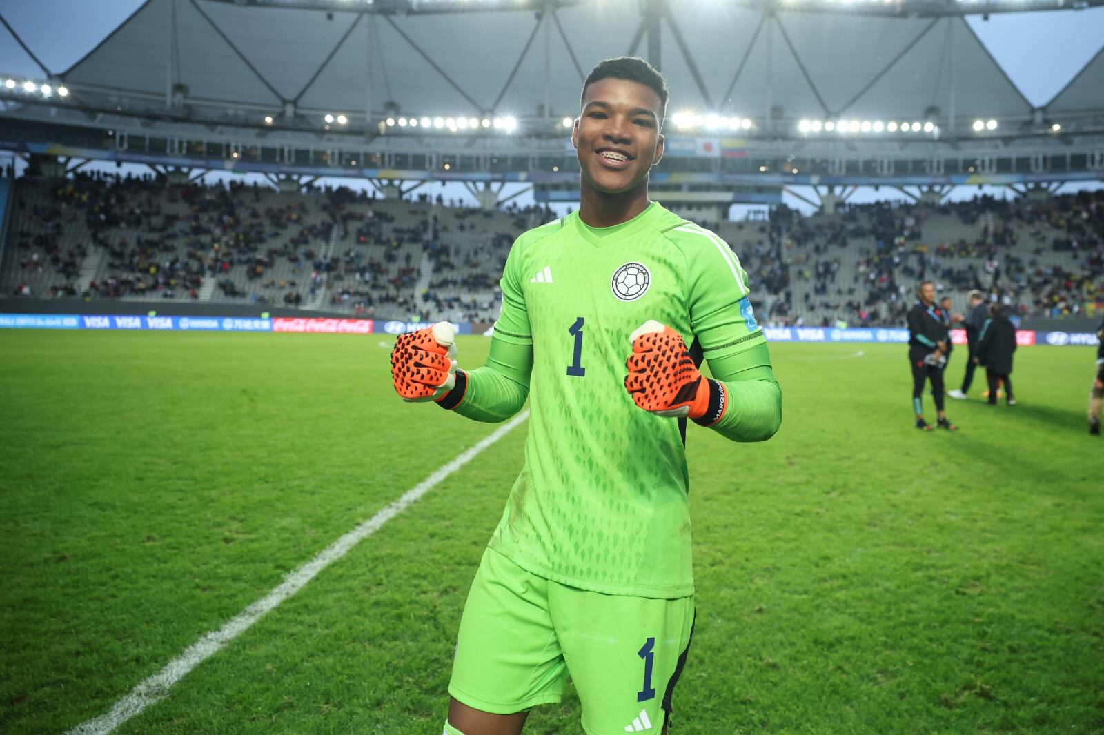 Luis Marquinez, arquero de la Selección Colombia figura con Israel