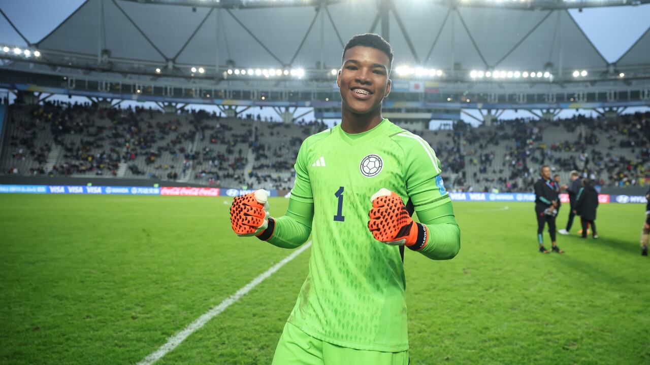 Luis Marquinez, arquero de la Selección Colombia figura con Israel