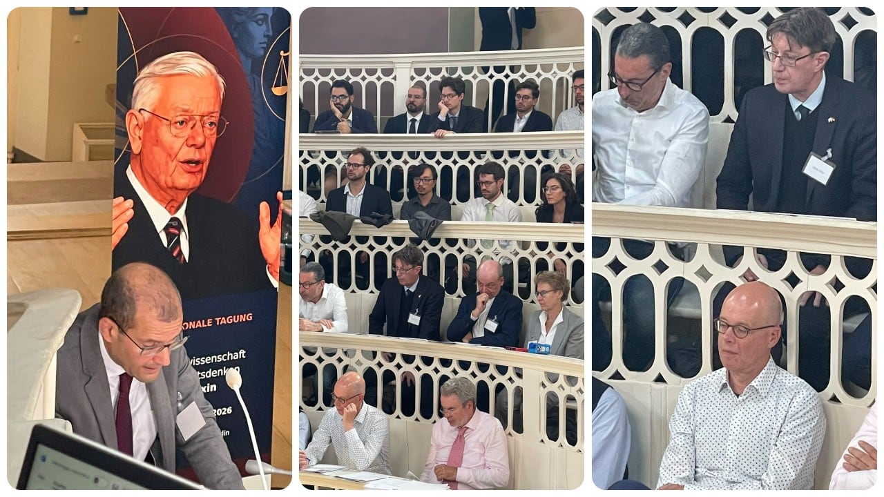 Catedráticos de derecho penal de todo el mundo hicieron un homenaje a Claus Roxin en Berlín.