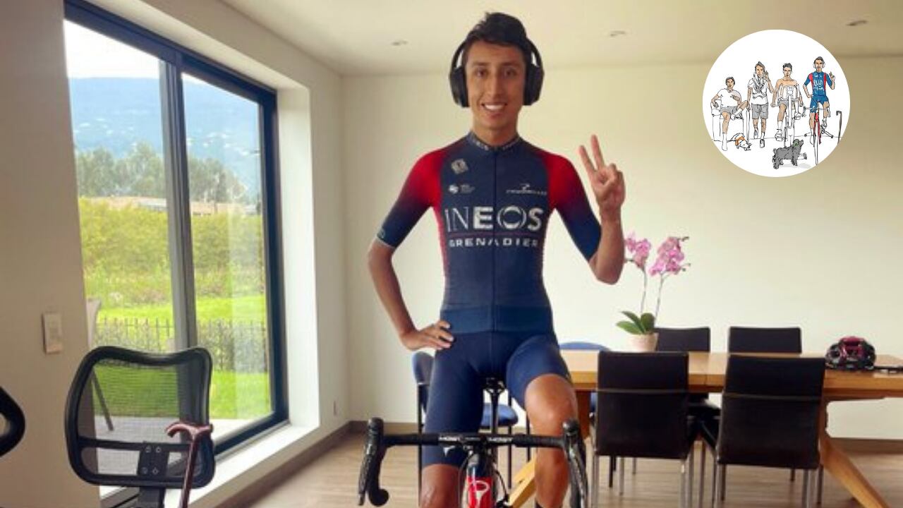 Egan Bernal utiliza sus redes sociales para enviar mensajes a sus seguidores