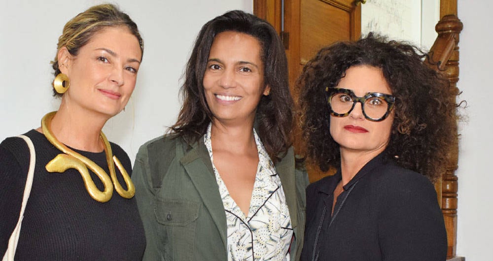 Gloria Saldarriaga, Catherine Dunga y Ana María Devis.