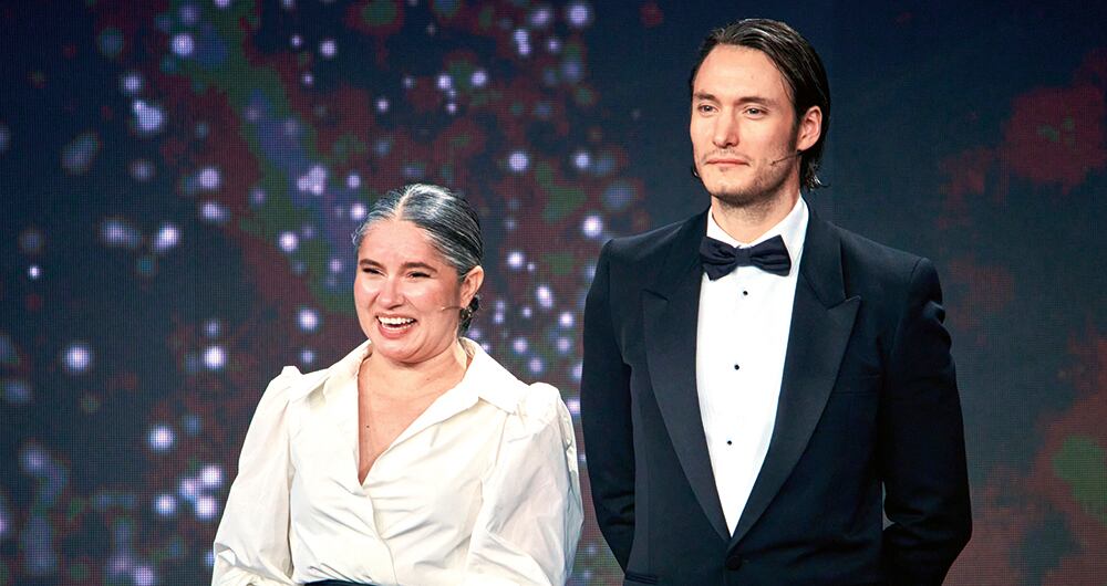 Marleyda Soto y Claudio Cataño presentaron la serie. Soto nos dijo: “En cada casa de Colombia hay una Úrsula Iguarán”. 