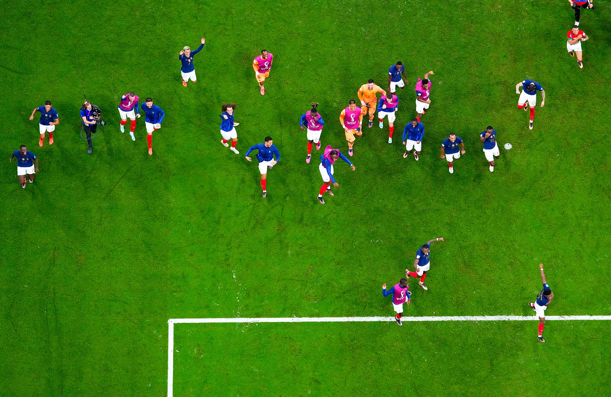 En imágenes : Las mejores jugadas de Francia vs Marruecos