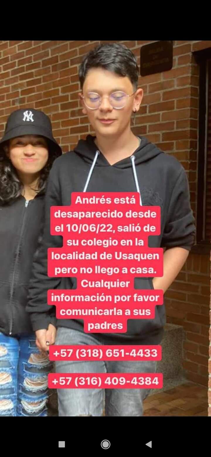 El menor fue visto por última vez en Villas de Granada a las 6:20 p.m.