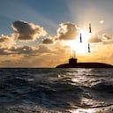 Los misiles fueron lanzados desde submarinos nucleares.
