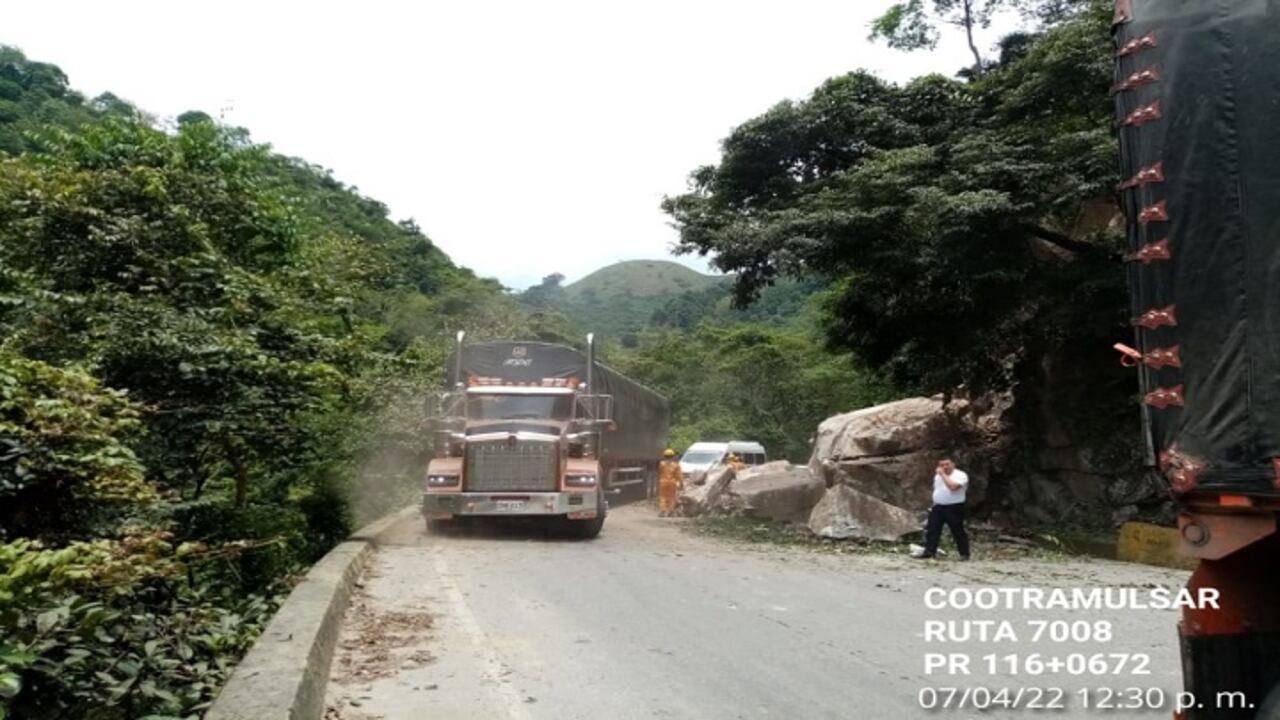 Deslizamiento de tierra en Ocaña