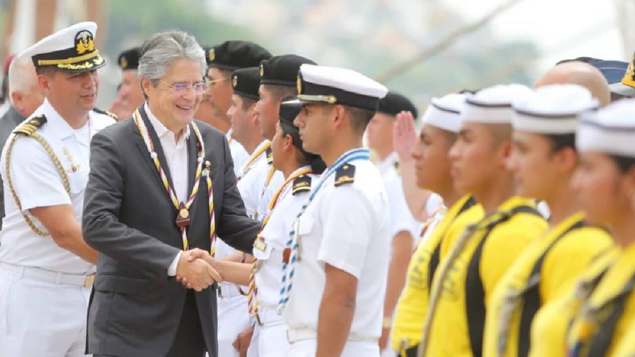 Guillermo Lasso, presidente de Ecuador, anunció revolcón en la cúpula de las Fuerzas Armadas de su país.