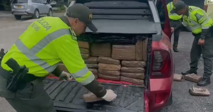 Incautación de marihuana en Cundinamarca.